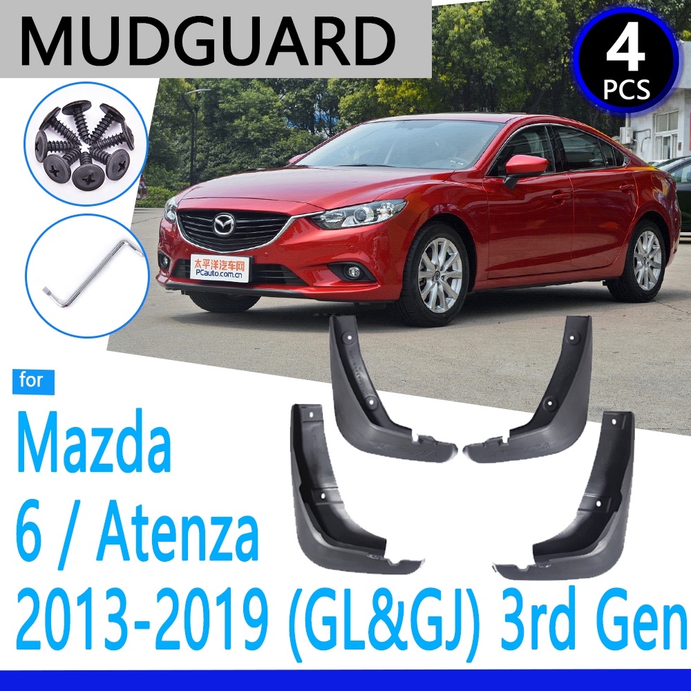 Mudguards Cocok Untuk Mazda 6atenza GL GJ 20132014 2015 2016 2017 2018 2019 Aksesoris Mobil Mudflap Fender Onderdil Pengganti Otomatis