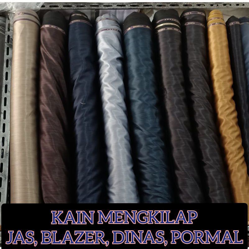 Super wool Cashmere Bahan Mengkilap  kain Jas Bahan kain celana Mengkilap