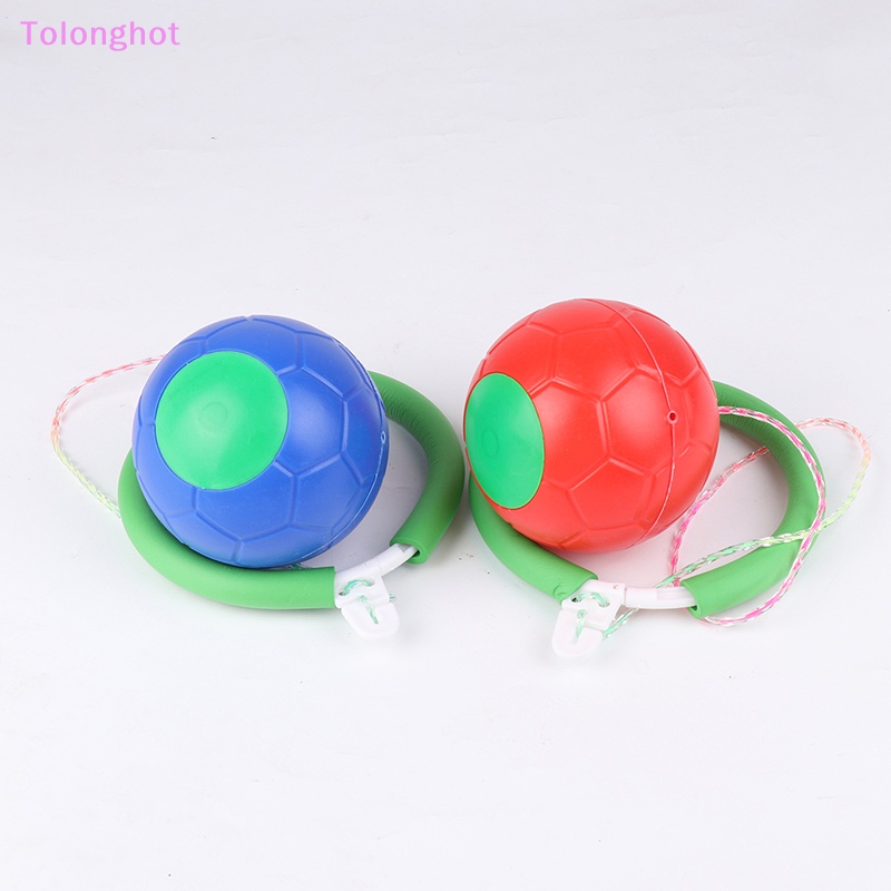 Tolonghot&gt; 1PC Skip ball Outdoor Fun toy ball Klasik Skipping Mainan Latihan Koordinasi Dan Keseimbangan hop jump playground may toy ball well