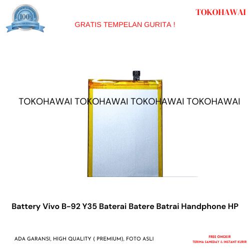 Battery Vivo B-92 Y35 Baterai Batere Batrai Handphone HP
