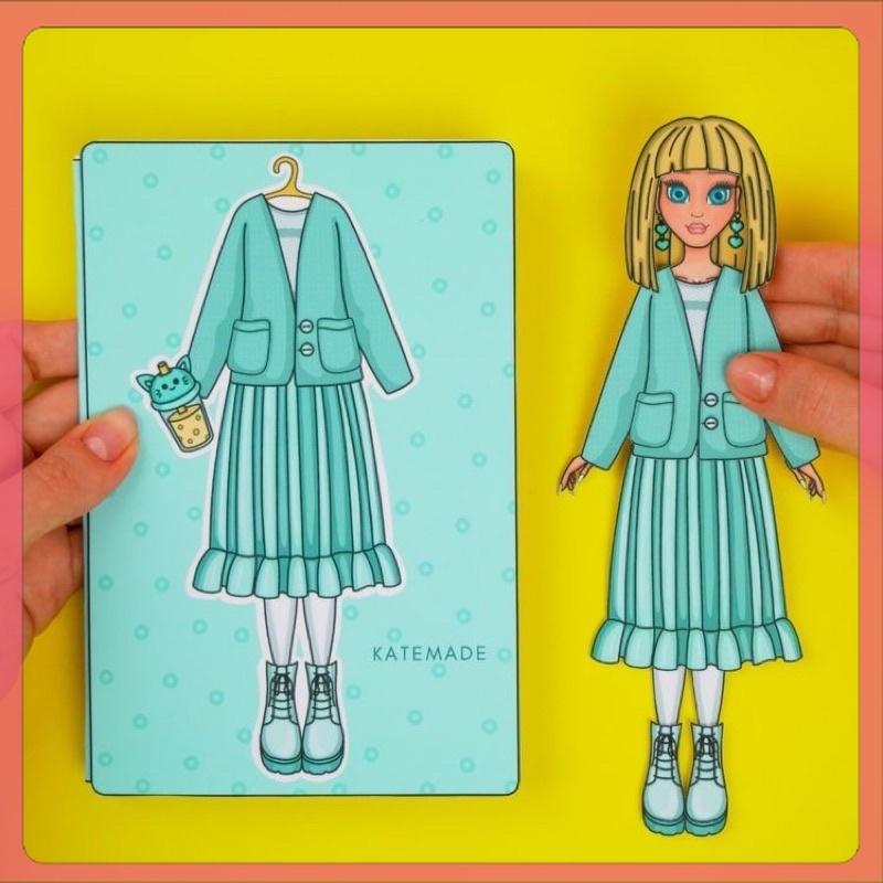 Toca Mainan Anak Paper Dolls Bongkar Pasang Kertas Mainan Terpopuler