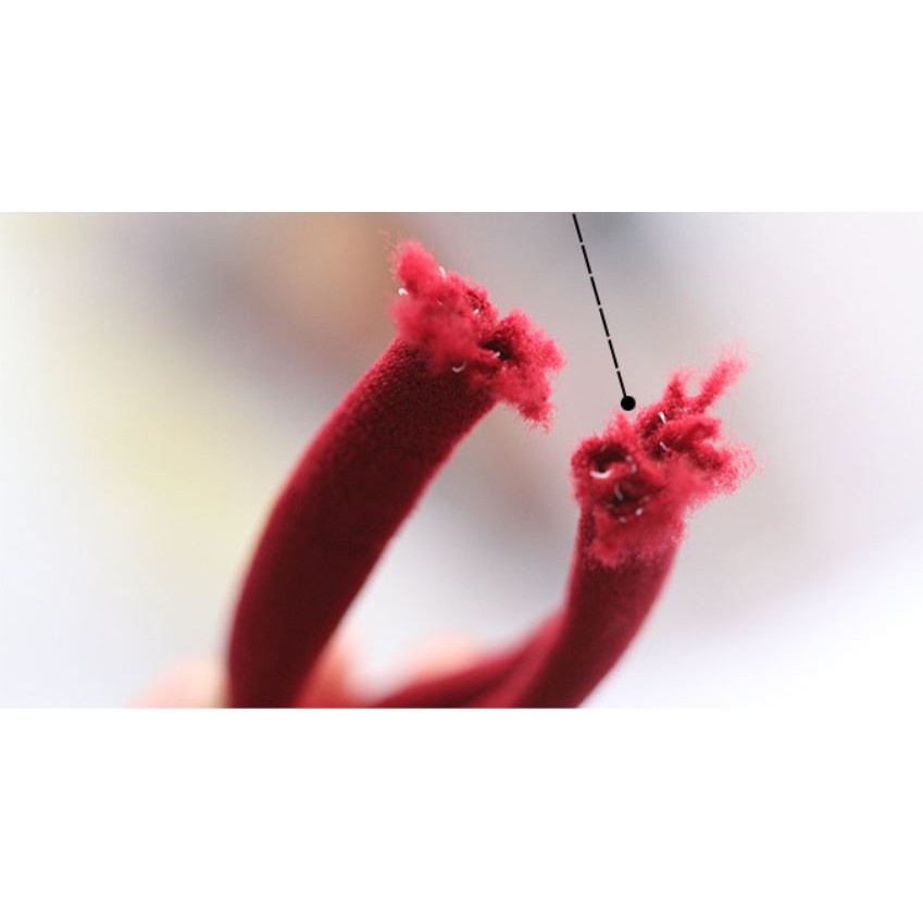 Ikat Rambut Donut Polos Ukuran Besar isi 45 pcs / Ikat Rambut Headband Besar Polos