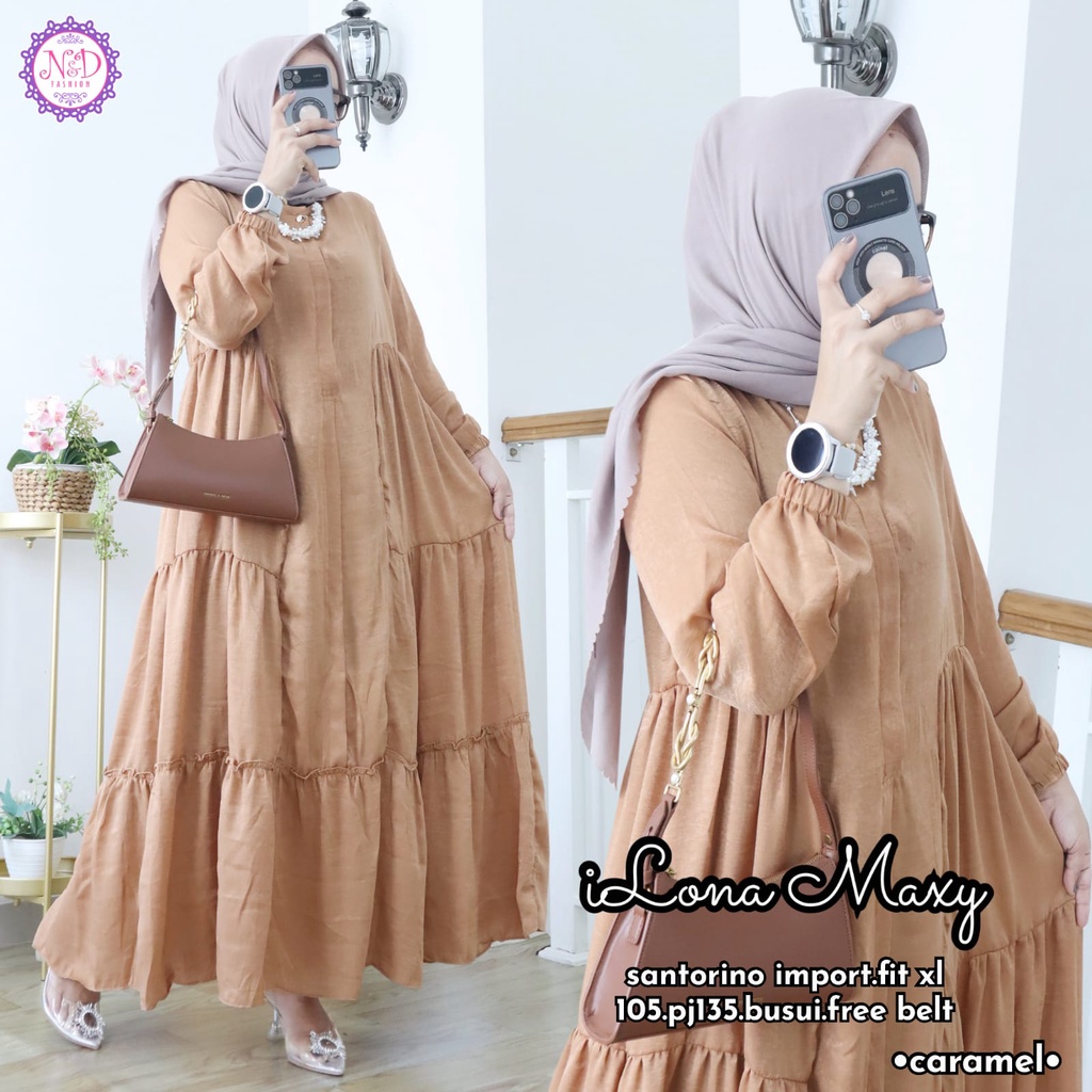 Pakaian Baju Busana Wanita ILONA MAXY by N&D 11/07 AS I98