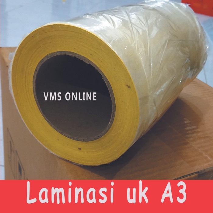 

Sticker Stiker Laminasi Laminating Dingin Glossy Doff Dof Roll Rol A3 - Doff
