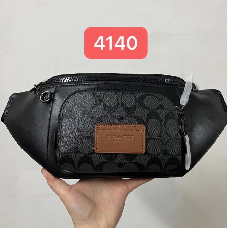 Coach x Disney Track Belt Bag in Signature Canva