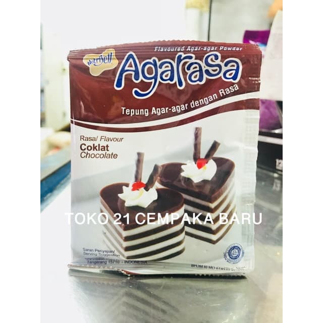 

Agarasa Rasa COKLAT 1 PCS | Agar Agar Jely Chocolate Agarasa Cokelat Murah Promo