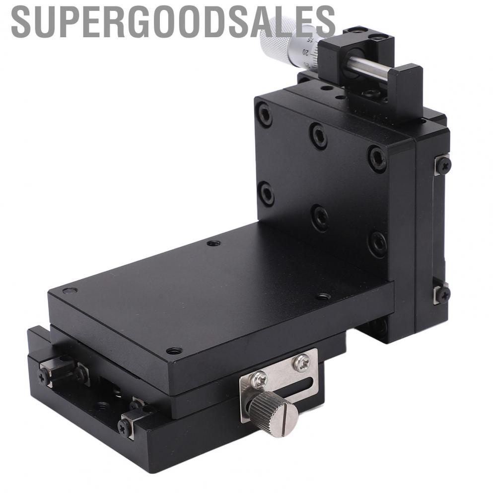 Supergoodsales Trimming Platform  Practical X Z Manual Linear Stage Black Anodized 0.01mm Accuracy for Optical Fiber Coupling