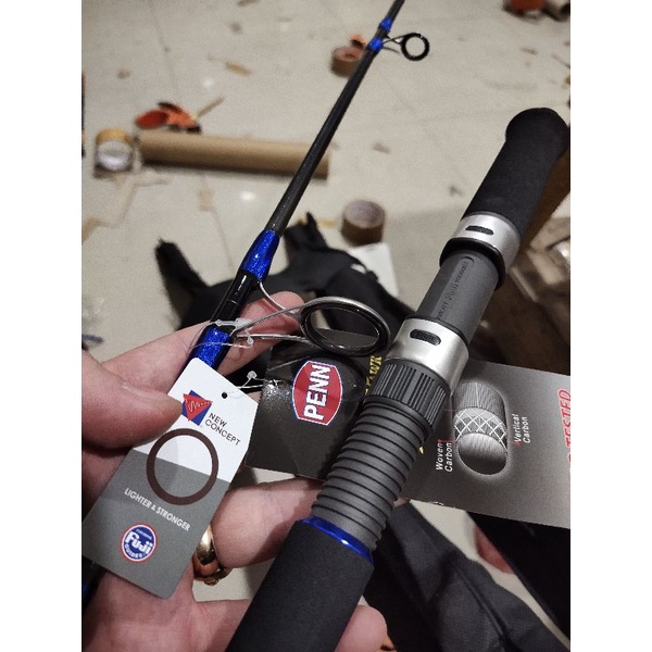 Joran Penn Black Hawk Bhjs 632 atau 602 joran jigging spinning