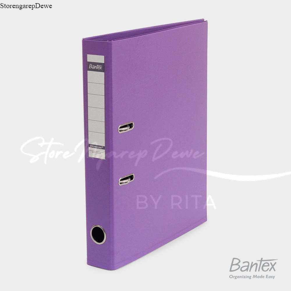 

Bantex Ordner Folio 5 cm PVC Lever Arch File Lilac #1466V21 real barang original bantex