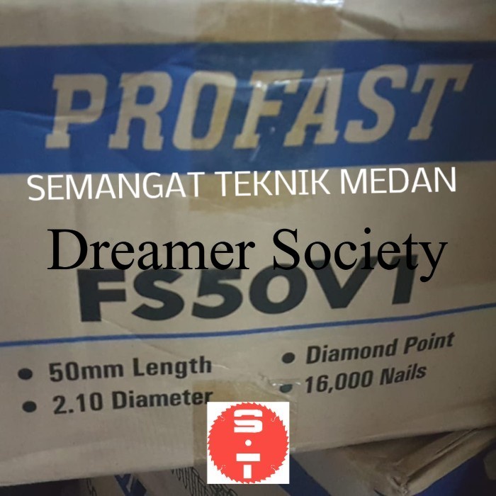 

Berkualitas FS50V1 PAKU TEMBAK ANGIN PALLET KAYU ULIR NAILER 50mm 50 mm PROFAST GHL679