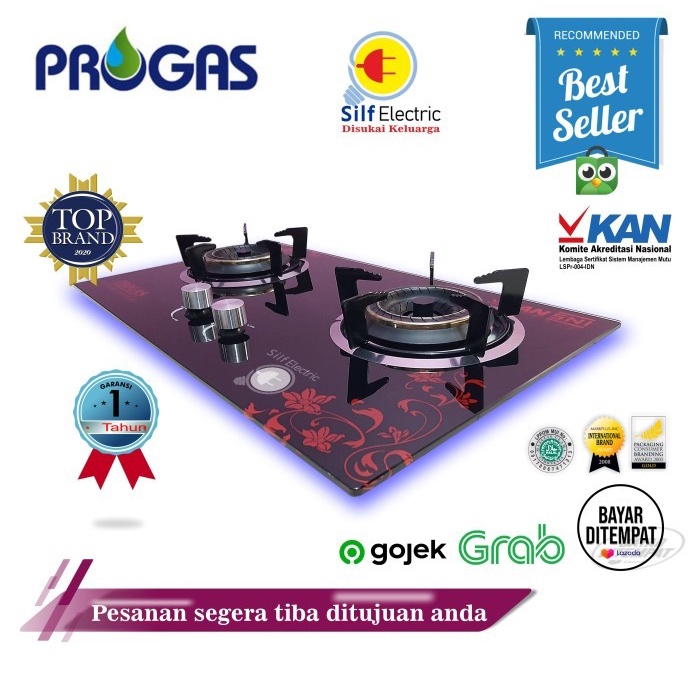KOMPOR KACA TANAM PROGAS PG-569 - MURAH