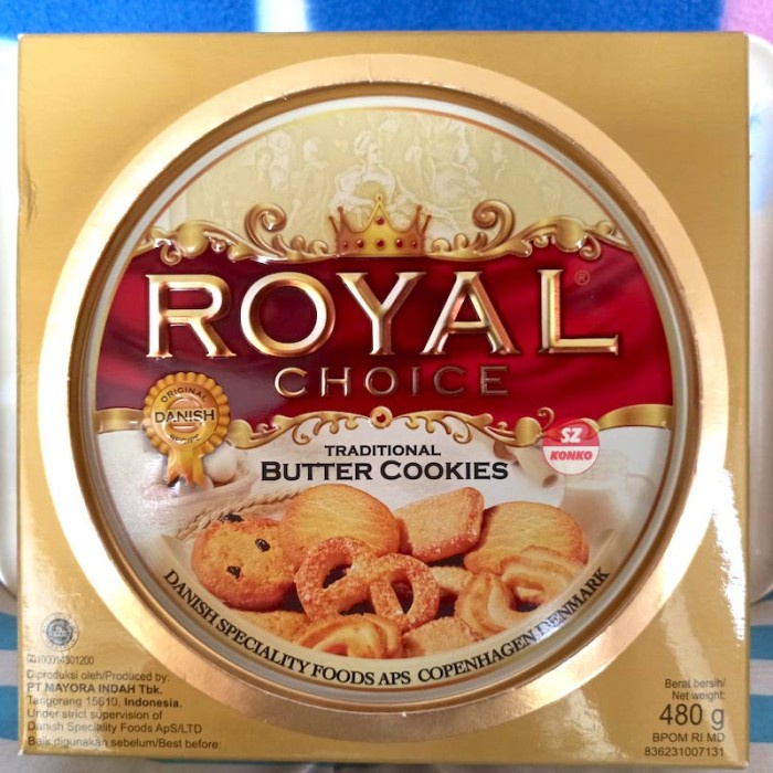 

✨Ready Stok✨ - ROYAL CHOICE Kaleng 480 gr - Biskuit Butter Cookies 480g