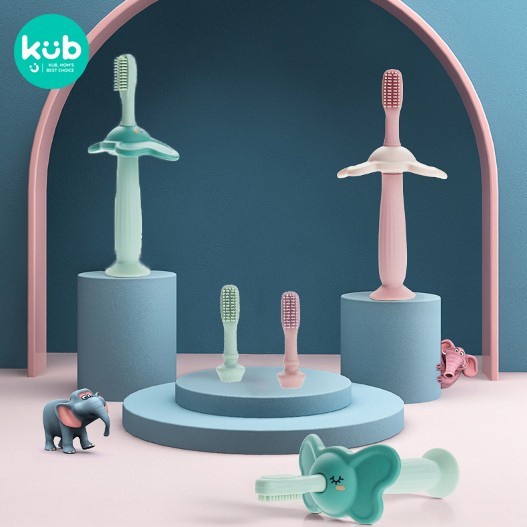 KUB Elephant Children Toothbrush - sikat gigi anak