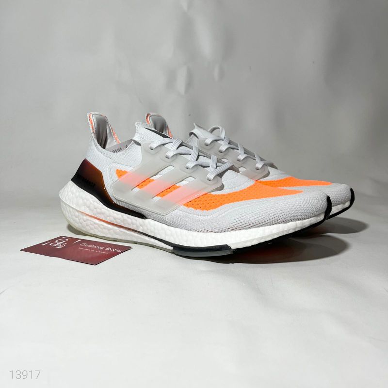 Adidas Ultraboost 21 2021 Dash Grey Orange ORIGINAL BASF ADIDAS BOOST Vs