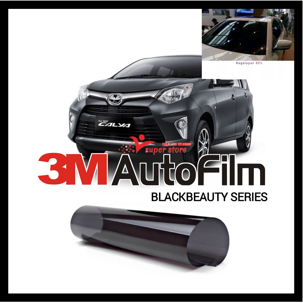 Kaca Film 3M mobil Kaca film Mobil Merk 3M Black Beauty
