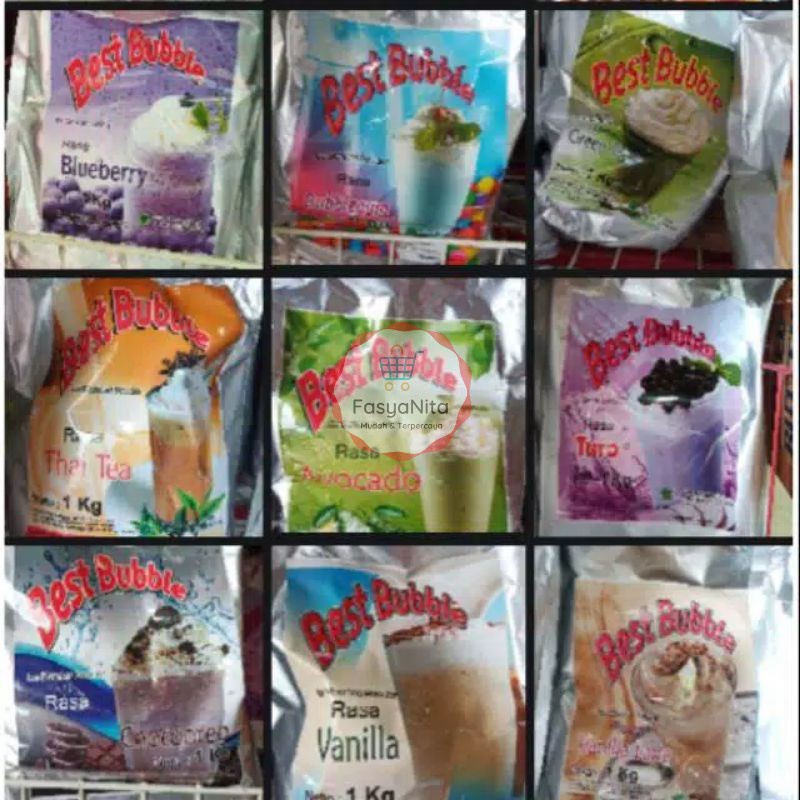 

Powder Drink Best Bubble 1kg All Varian - Bubuk Minuman