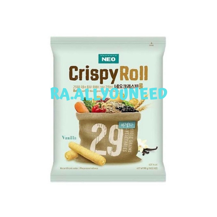 

Neo Crispy Roll Vanilla - Wafer Roll Rasa Vanila 80gr