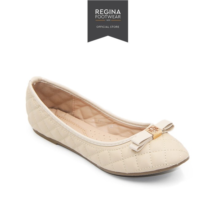 Regina Footwear DEA Flat Shoes 1702-10 Beige - Beige, 39