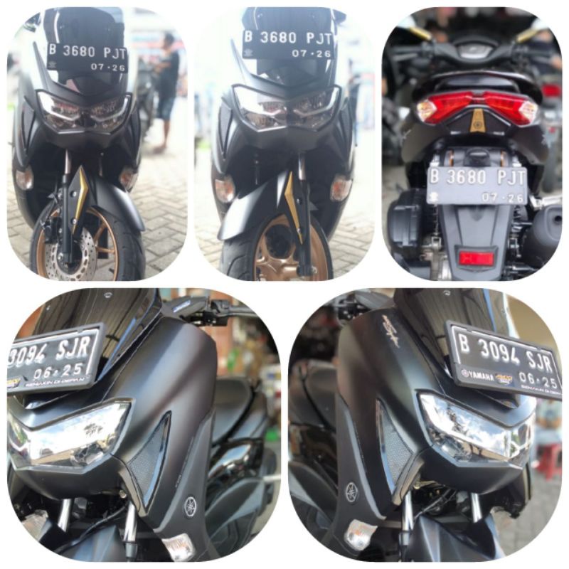 Tankpad New Nmax 2020 2021 Lis Spakbor Lis Body Depan Lis Bawah Lampu Stop Bahan Karet 3D