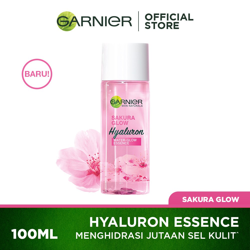 Garnier Sakura Glow Hyaluron Water Glow Essence - Melembabkan Kulit dari Dalam MC