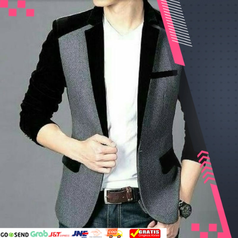 JAS KEREN STYLE TERBARU TERLARIS /Jas Blazer Pria Slim Fit Formal Non Formal / Jas Blazer Resmi Kerj