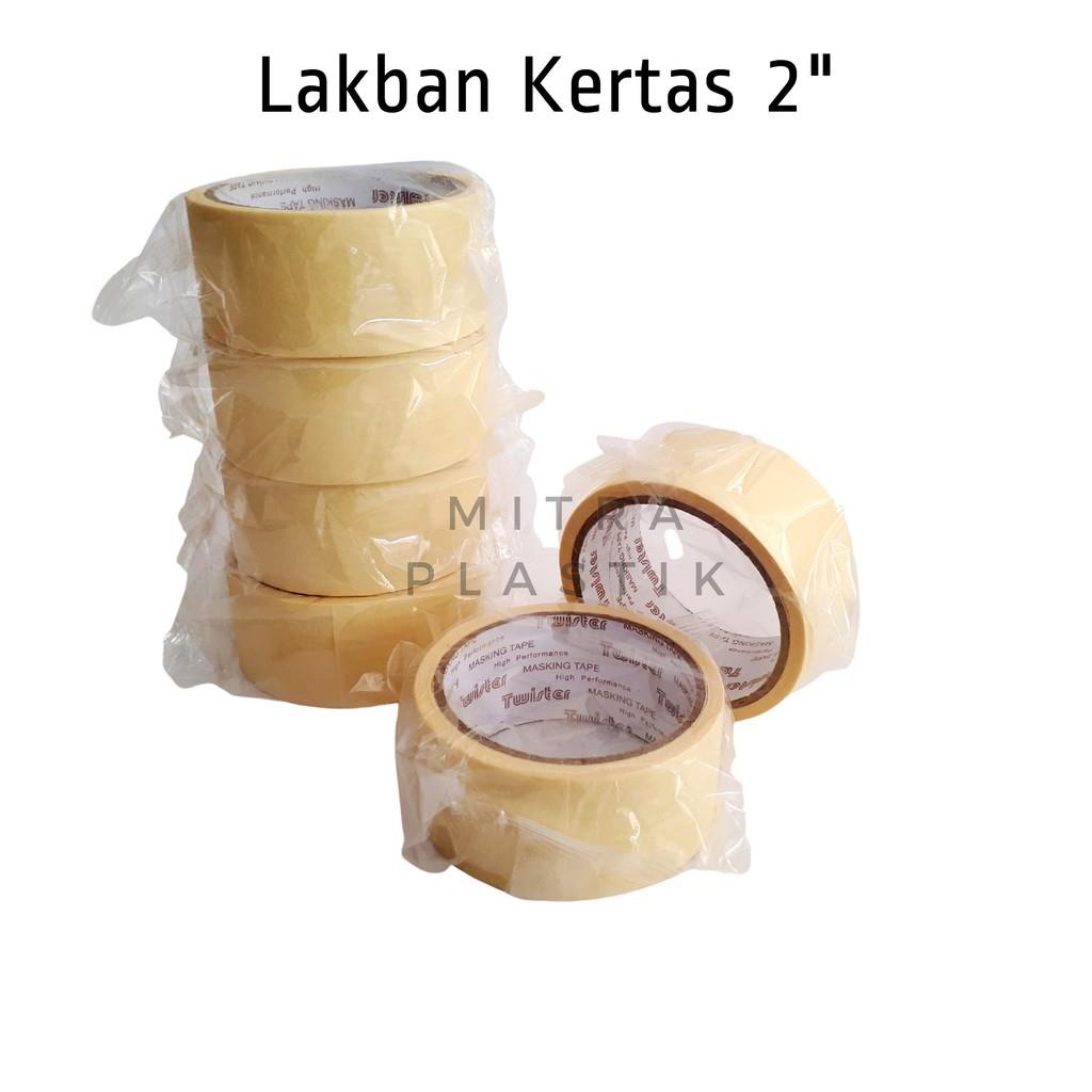

Masking Tape Twister 2 inch Lakban Solasi Solatip Kertas