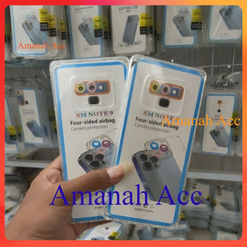 Softcase SAMSUNG NOTE 9 Case Casing Silikon Clear Bening Transparan Space Air Bag