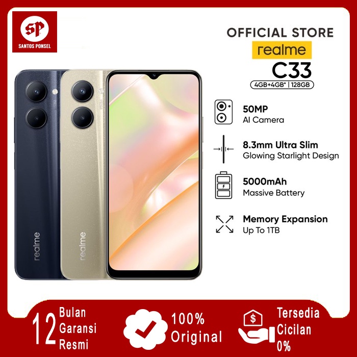 REALME C33 4+4GB/128GB