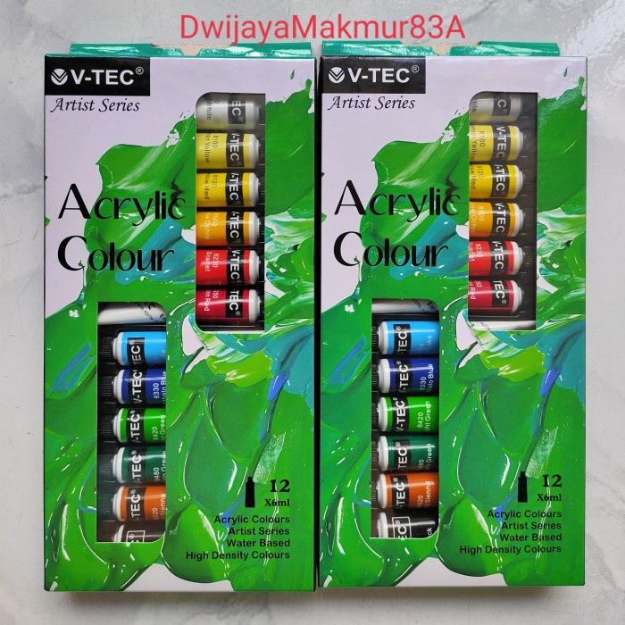 

Acrylic Colours Cat Akrilik 12