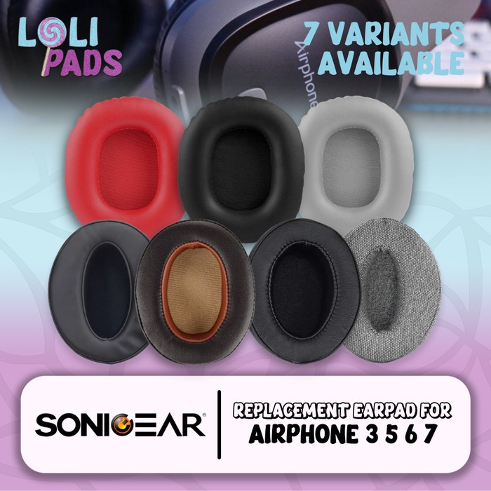 Busa Earpad Ear Cushion Sonicgear Airphone 3 5 6 7 Foam Premium Earcup