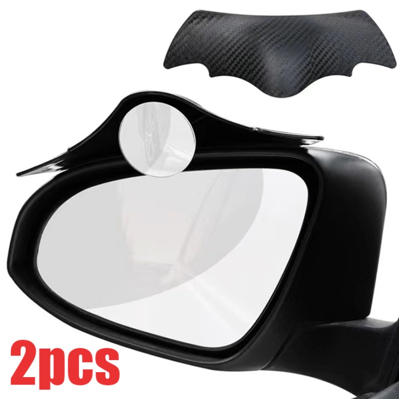 2pcs Kaca Spion Mobil Hujan Alis Blind Spot Mirror Cermin Bulat Kecil360° Aksesoris Otomatis Parkir Tambahan HD Adjustable