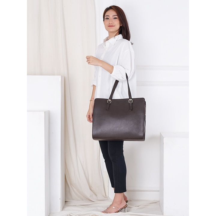 TAS LAPTOP WANITA CLASSYC LARGE | Tote Bag Laptop | Tas Kantor Wanita