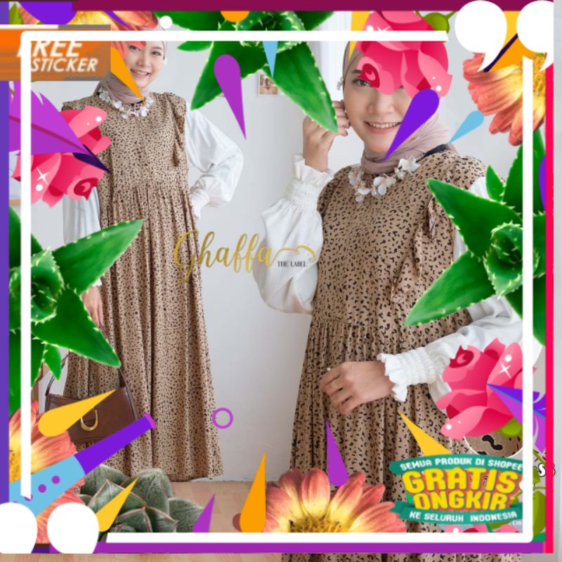 Icika midi ori by ghaffa the label || gamis busui/ solat sholat ied idul adha
