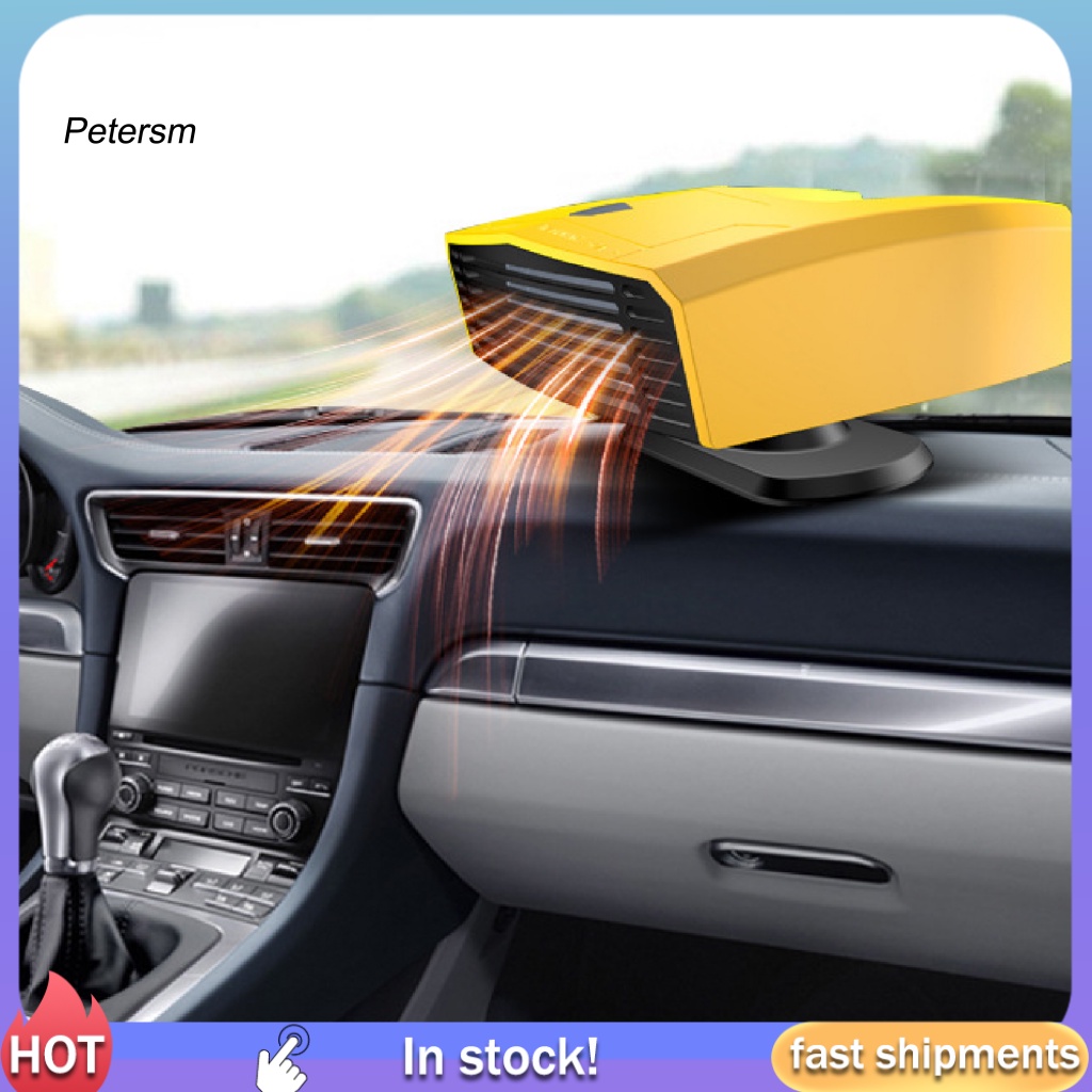 Pemanas Mobil Portable PP Untuk Van 360derajat Rotate Car Defogger Hemat Energi