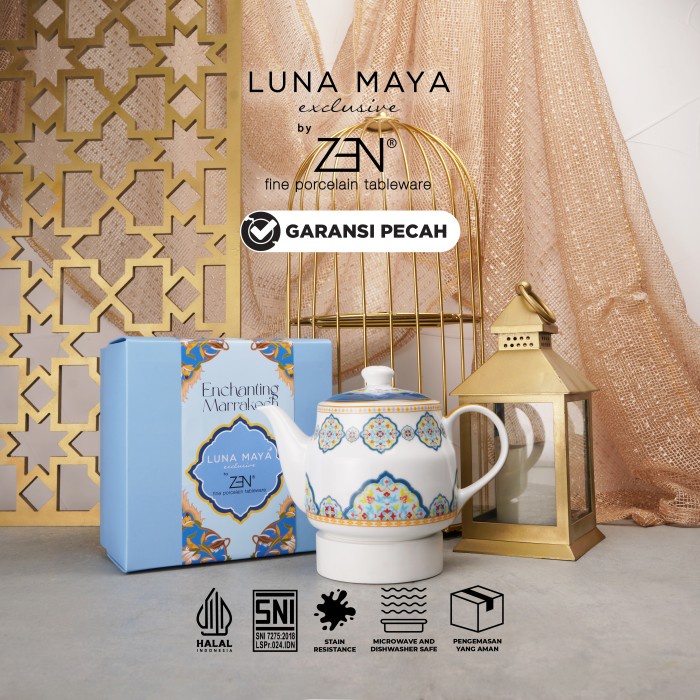 Zen X Luna Maya Teko Keramik Enchanting Marrakech Blue + Box