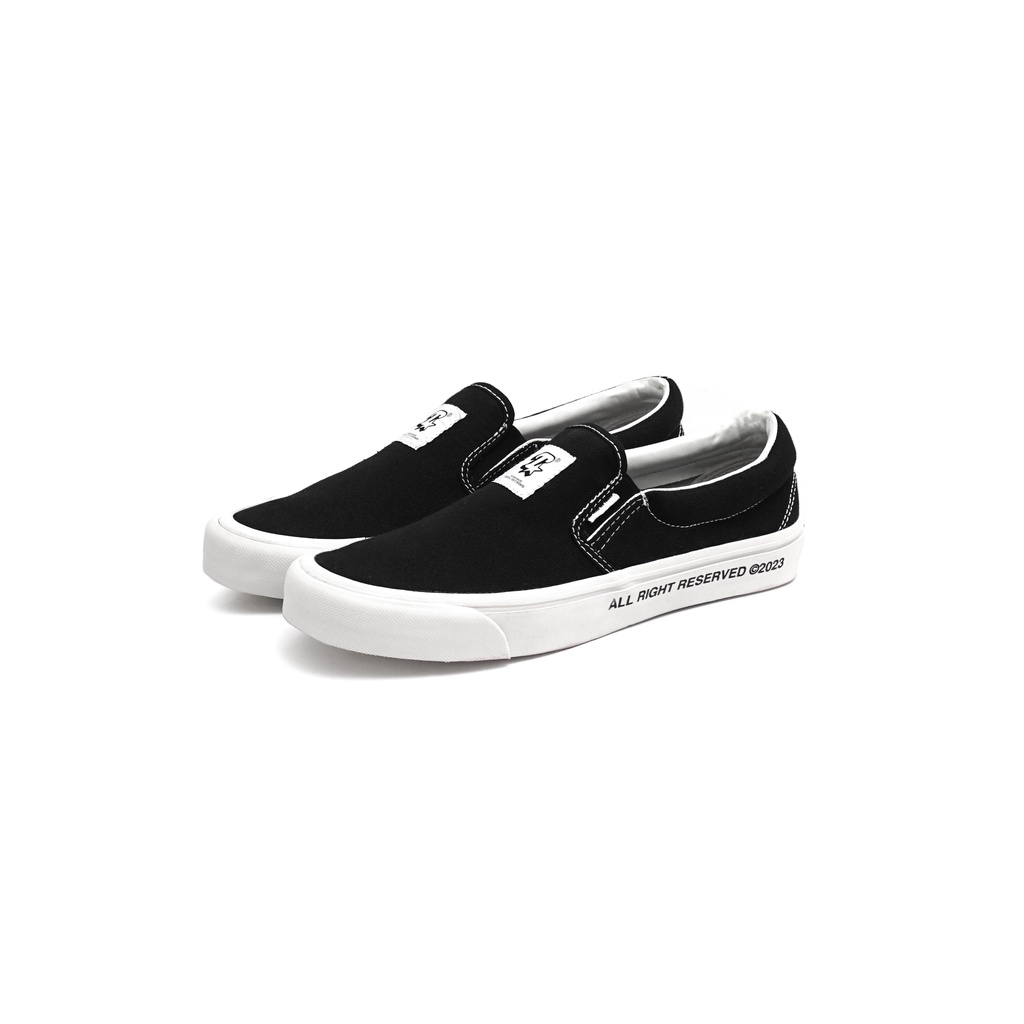 The Don's House VANCOUVER BLACK - Sepatu Slip On Casual Pria Wanita 39-44