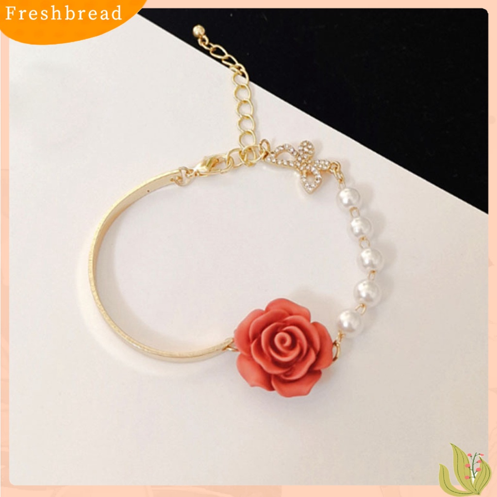 &lt; Freshbread &gt; Women Bracelet Eye-catching Tahan Aus Tembaga All-Match Women Butterfly Bracelets Perhiasan Hadiah Untuk Gadis