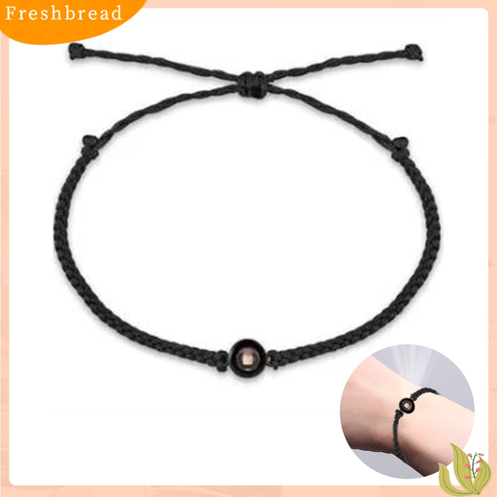 &lt; Freshbread &gt; Gelang Couple Braided Proyeksi Perhiasan Adjustable Braiding Rope Bracelet Untuk Pakaian Sehari-Hari