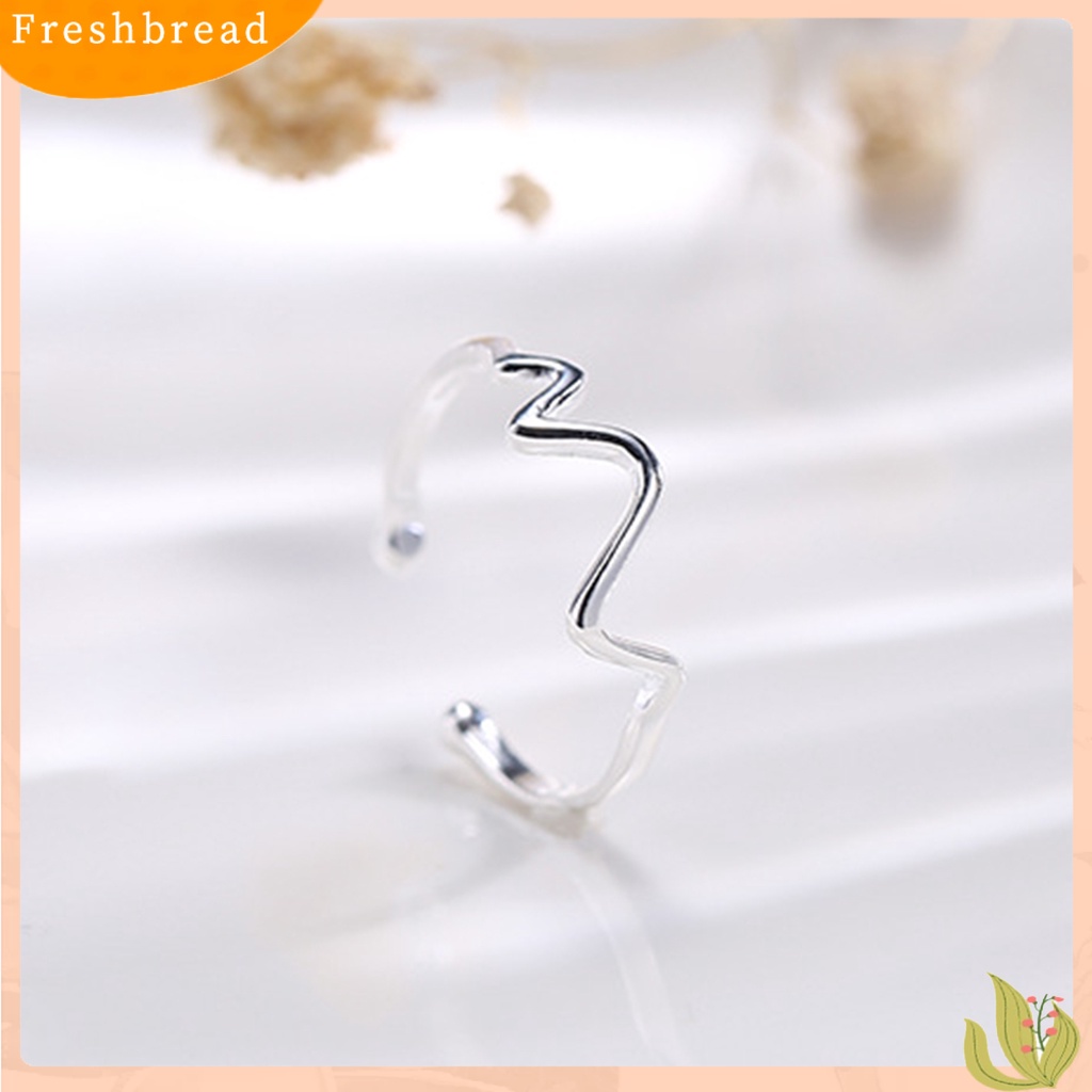 &lt; Freshbread &gt; Cycle Ring Universal Colorfast Tahan Lama Trendy Finger Ring Untuk Pernikahan