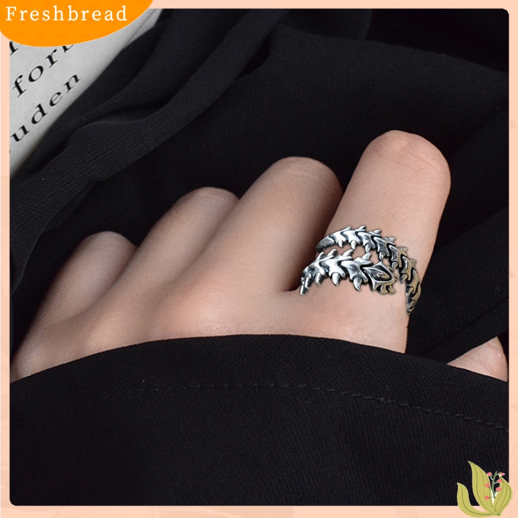 &lt; Freshbread &gt; Punk Adjustable Alloy Pria Cincin Chine Pasangan Pembukaan Cincin Perhiasan Aksesoris