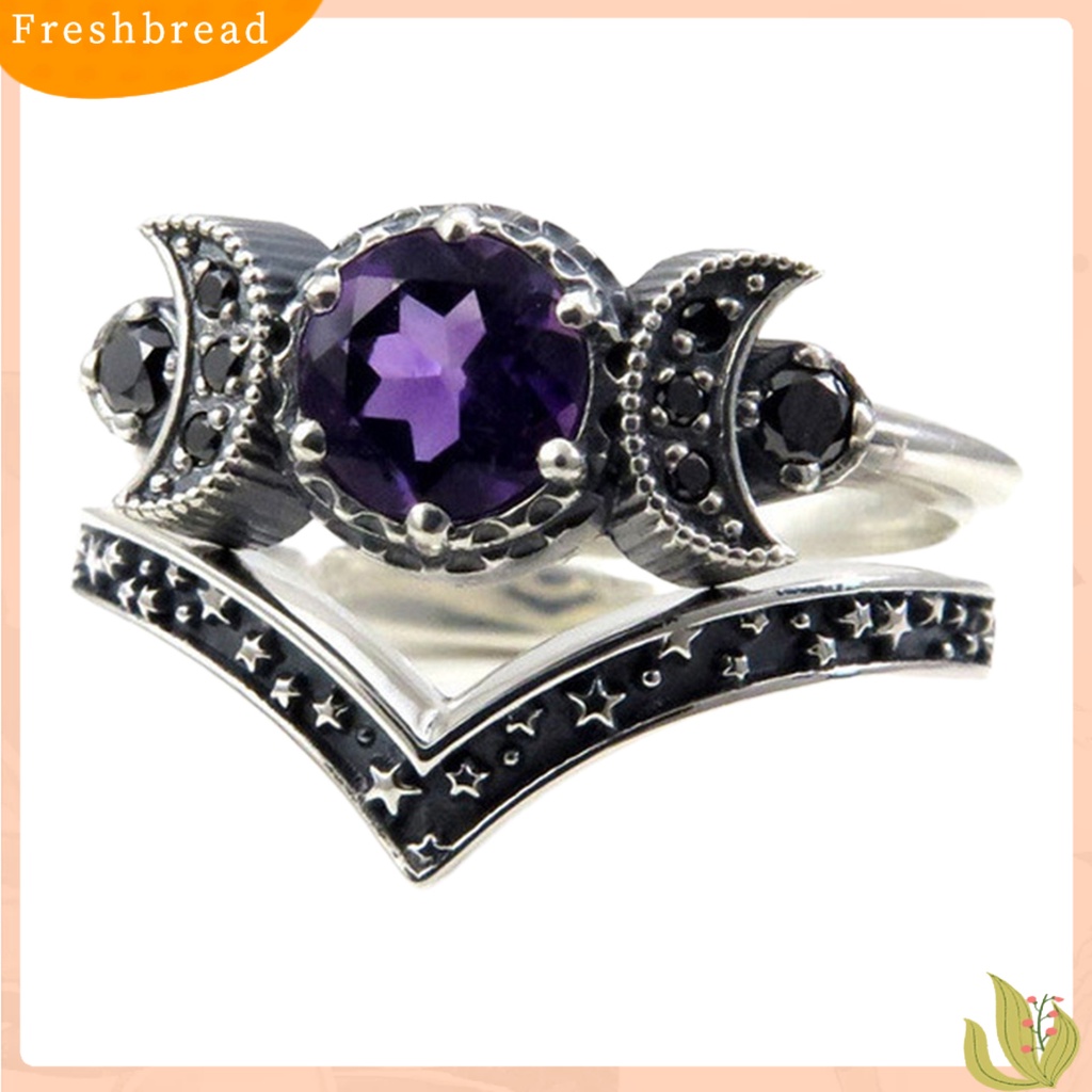 &lt; Freshbread &gt; Lady Finger Ring Hecate Style Indah 2warna Berlian Imitasi Female Ring Untuk Pernikahan