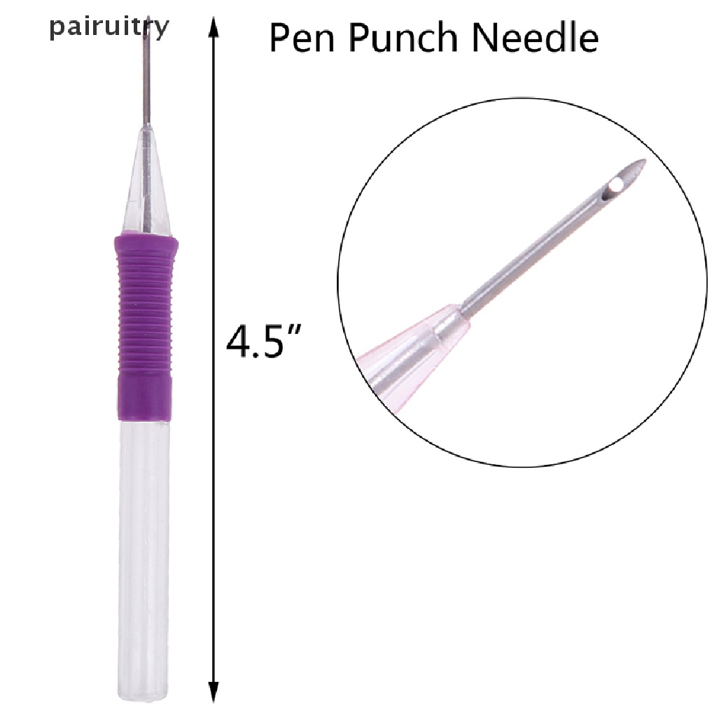 Prt DIY Embroidery Pen Alat Tenun Sulam Tangan Punch Craft PRT