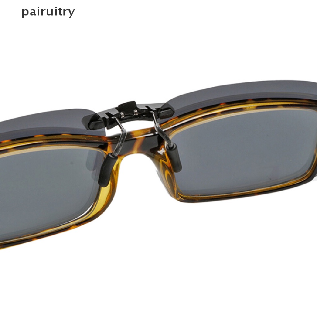 Prt Polarized Clip On Kacamata Mengemudi Sunglasses Day Vision UV400 Lensa Night Vision PRT