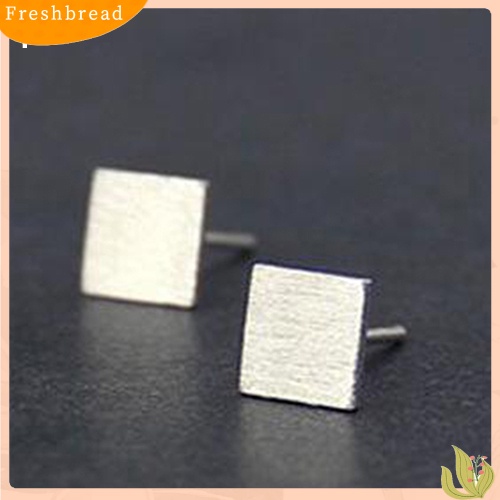 &lt; Freshbread &gt; Wanita925 Sterling Silver Disepuh Kecil Disikat Hati Bintang Telinga Pejantan Anting-Anting