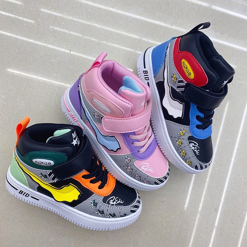 JRS99[COD]Sepatu anak import Snaeker Anak Jordan *HUXUE BID* Model Boots Keren 100% ImportOriginal