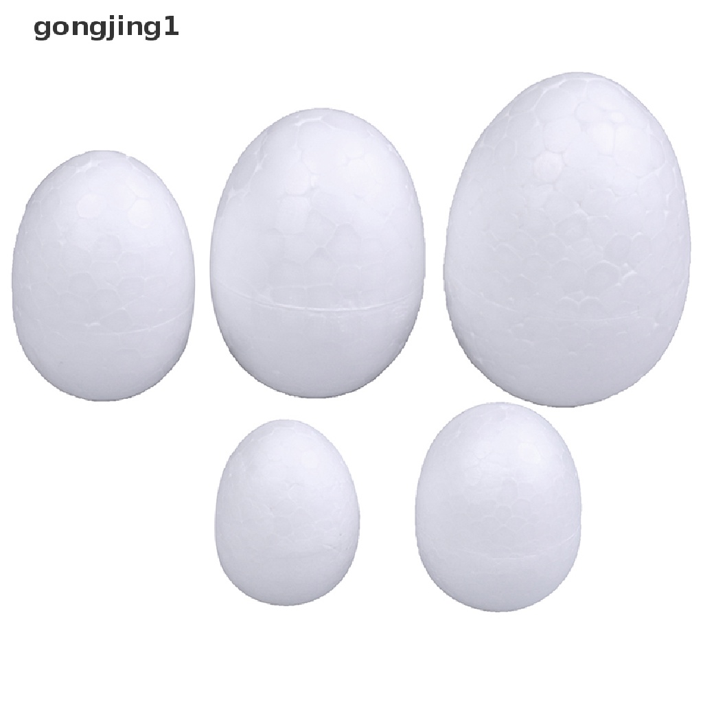 Ggg 10PCS DIY Foam Easter Eggs Foam Kerajinan Tangan Untuk Dekorasi Pesta Paskah3 /4 /5 /6/7CM Eggs ID