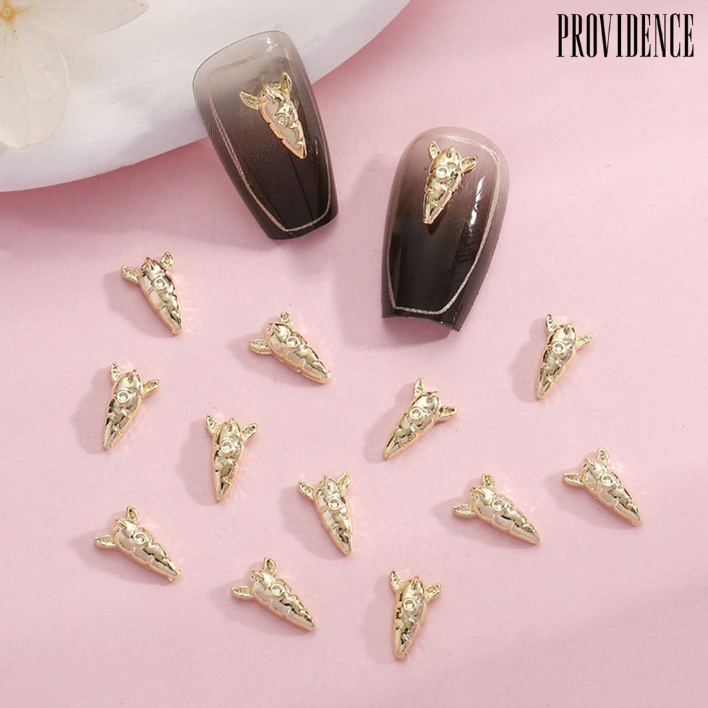 Providence 20 Pcs Nail Art Perhiasan 3D Kepang Berongga Busur Indah DIY Alloy Jepang Kuku Pesona Dekorasi Ornamen Kecantikan Supply