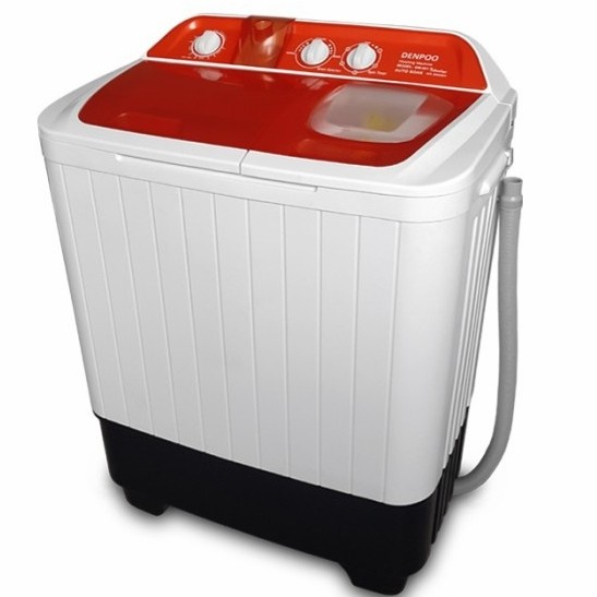 Mesin Cuci 8 KG 2 TABUNG Denpoo 4 PULSATOR - DW 8908