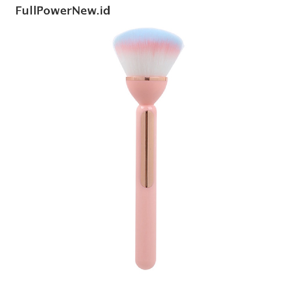 Power 1PC Sikat Pembersih Debu Kuku Kepala Besar Untuk Manicure Blush Powder Makeup Brushes ID