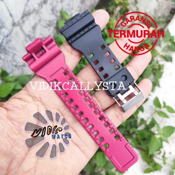 STRAP TALI JAM TANGAN GA100 GA120 GD100 GD120 G8900 GA400 VAMPIRE DUA WARNA